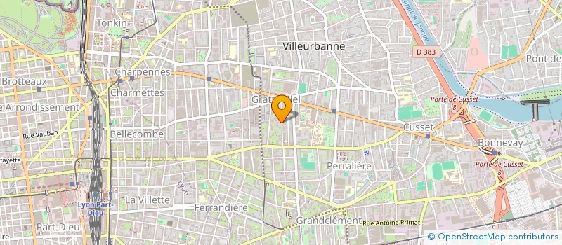 localisation de l'entreprise MADAME MARIE ALLAMANDY à VILLEURBANNE