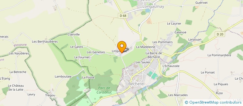 localisation de l'entreprise MADAME MARIE ALLANIC  BECHEREL