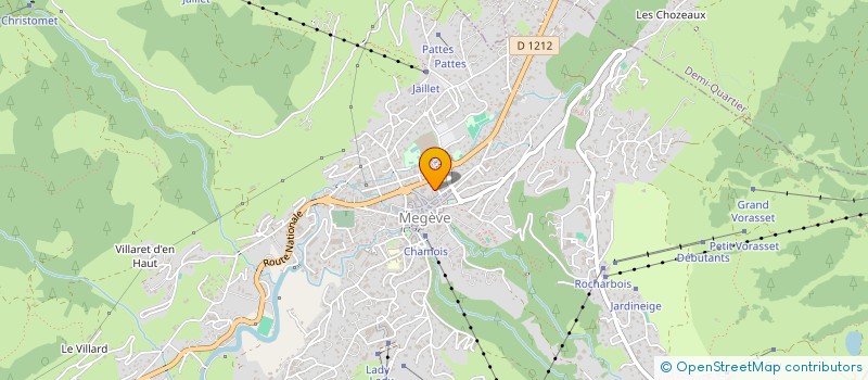 localisation de l'entreprise MADAME MARIE ALLARD  MEGEVE