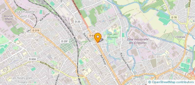 localisation de l'entreprise MADAME MARIE ALLET à TROYES