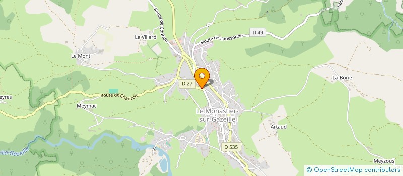 localisation de l'entreprise MADAME MARIE ALLIMANT à LE MONASTIER-SUR-GAZEILLE