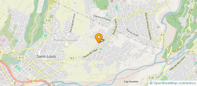 localisation de l'entreprise MADAME MARIE ALLIMANT  SAINT-PIERRE