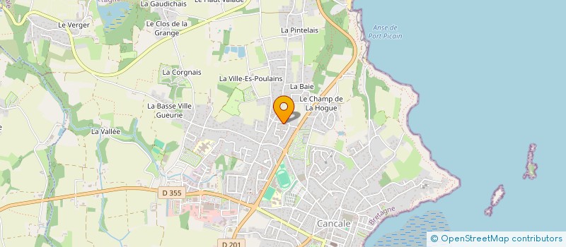 localisation de l'entreprise MADAME MARIE ALLOUARD  CANCALE