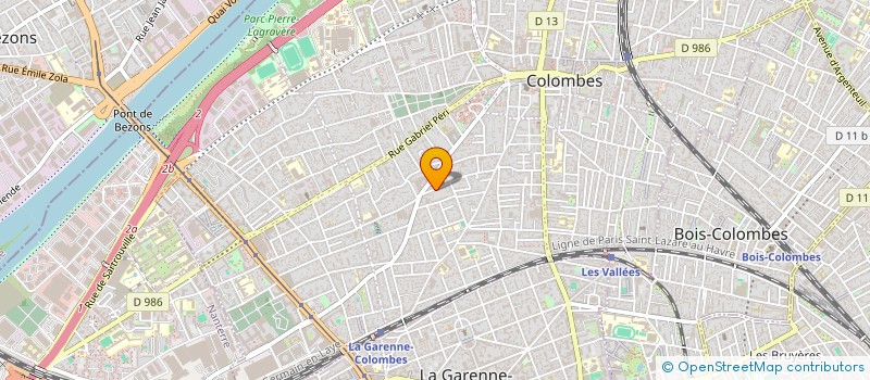 localisation de l'entreprise MADAME MARIE ALMODOVAR à COLOMBES