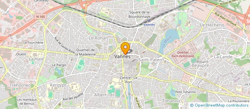 localisation de l'entreprise MADAME MARIE ALMY à VANNES