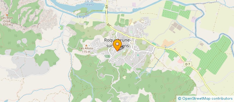 localisation de l'entreprise MADAME MARIE ALONSO à ROQUEBRUNE-SUR-ARGENS