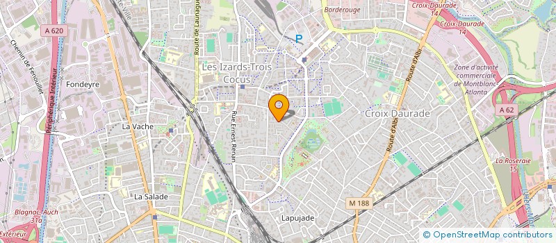 localisation de l'entreprise MADAME MARIE ALONSO SANCHEZ  TOULOUSE