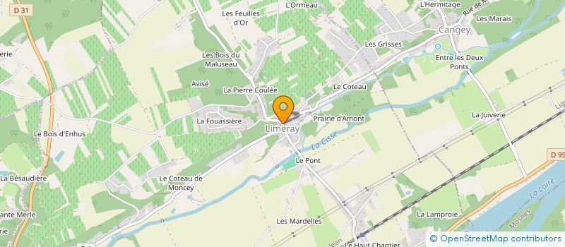 localisation de l'entreprise MADAME MARIE ALPHONSE  MONTRICHARD-VAL-DE-CHER