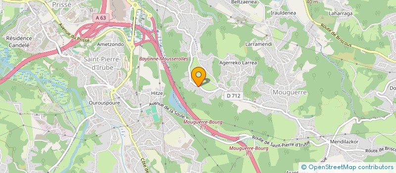 localisation de l'entreprise MADAME MARIE ALQUIE  MOUGUERRE