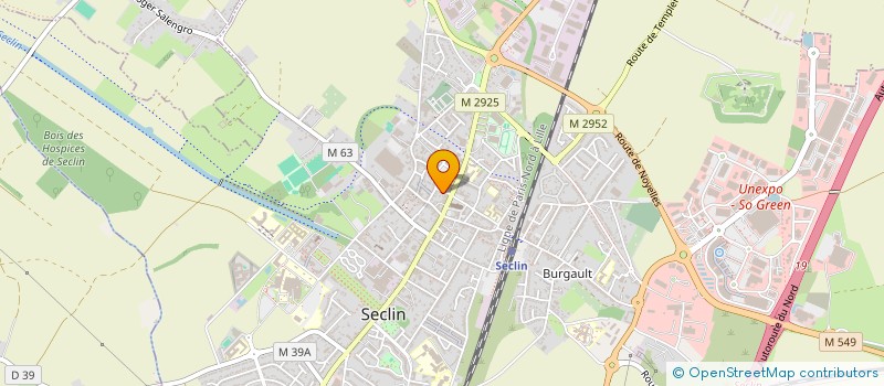 localisation de l'entreprise MADAME MARIE ALVAREZ-GONZALEZ  SECLIN