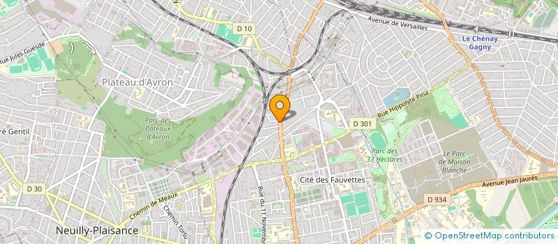 localisation de l'entreprise MADAME MARIE ALVES à NEUILLY-SUR-MARNE