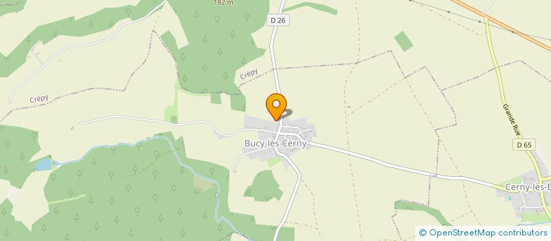 localisation de l'entreprise MADAME MARIE-AMANDINE PIETTE  BUCY-LES-CERNY