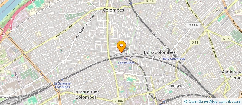 localisation de l'entreprise MADAME MARIE AMELIE ARON à COLOMBES