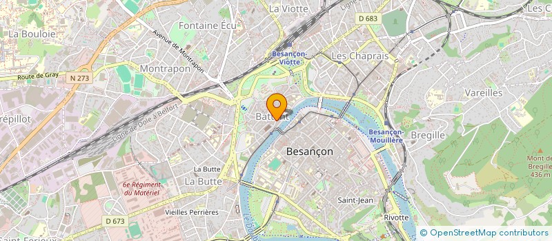 localisation de l'entreprise MADAME MARIE-AMELIE BERGER à BESANCON