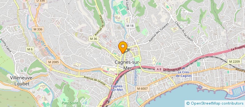 localisation de l'entreprise MADAME MARIE-AMELIE COUTROT à CAGNES-SUR-MER