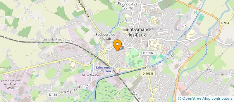 localisation de l'entreprise MADAME MARIE-AMELIE GAYOT à SAINT-AMAND-LES-EAUX