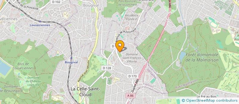 localisation de l'entreprise MADAME MARIE-AMELIE GUILLERME  LA CELLE-SAINT-CLOUD