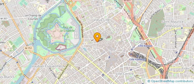 localisation de l'entreprise MADAME MARIE-AMELIE JARRE  LILLE