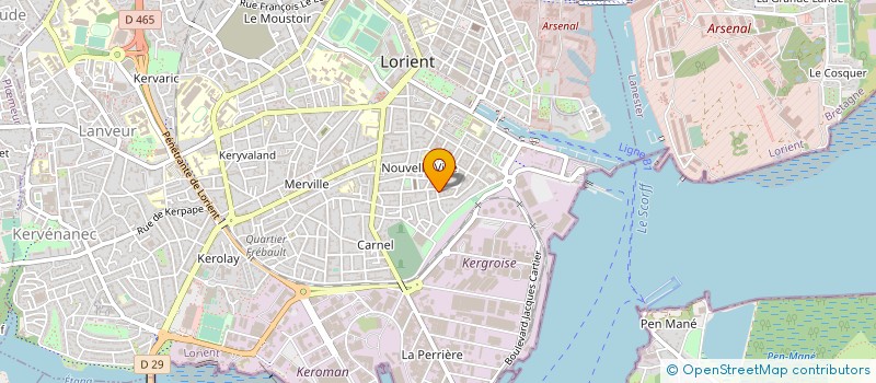localisation de l'entreprise MADAME MARIE AMELIE NICLOT à LORIENT