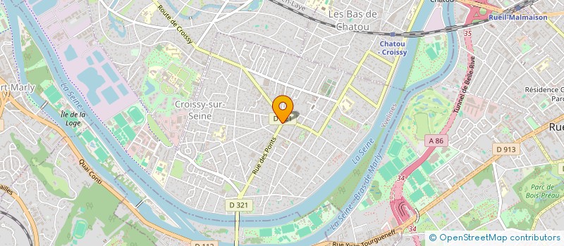 localisation de l'entreprise MADAME MARIE-AMELIE POULIOT à CROISSY-SUR-SEINE