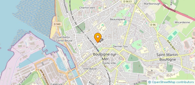 localisation de l'entreprise MADAME MARIE AMELIE PRUDHOMME à BOULOGNE-SUR-MER