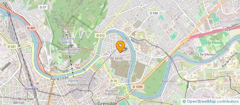 localisation de l'entreprise MADAME MARIE-AMELIE RENAUD  GRENOBLE