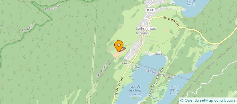 localisation de l'entreprise MADAME MARIE-AMELIE ROUX  LE FRASNOIS