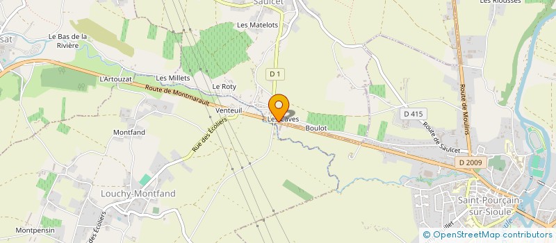 localisation de l'entreprise MADAME MARIE AMET  SAULCET