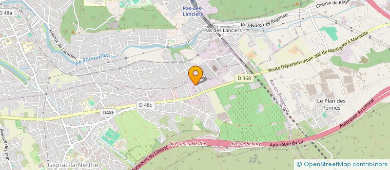 localisation de l'entreprise MADAME MARIE AMOURETTE  GIGNAC-LA-NERTHE