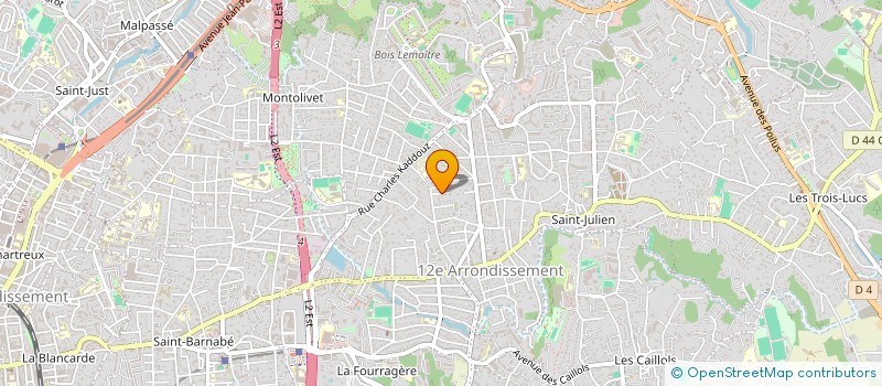 localisation de l'entreprise MADAME MARIE AMRIOU  MARSEILLE