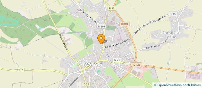 localisation de l'entreprise MADAME MARIE-ANA S THIERRY  LE NEUBOURG