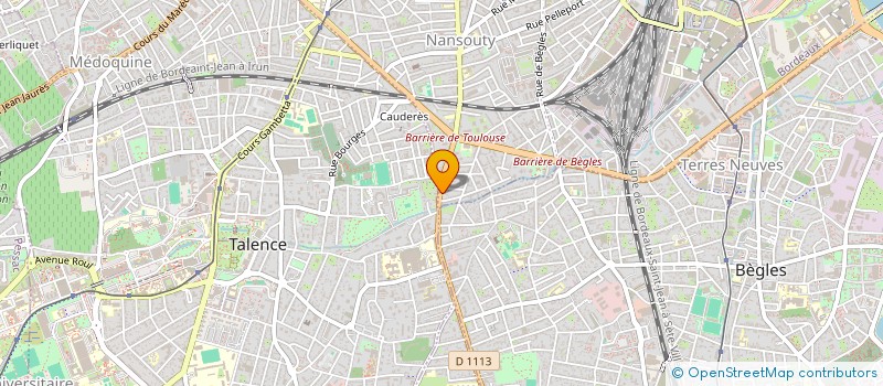 localisation de l'entreprise MADAME MARIE-ANAIS LEFEBVRE  BORDEAUX