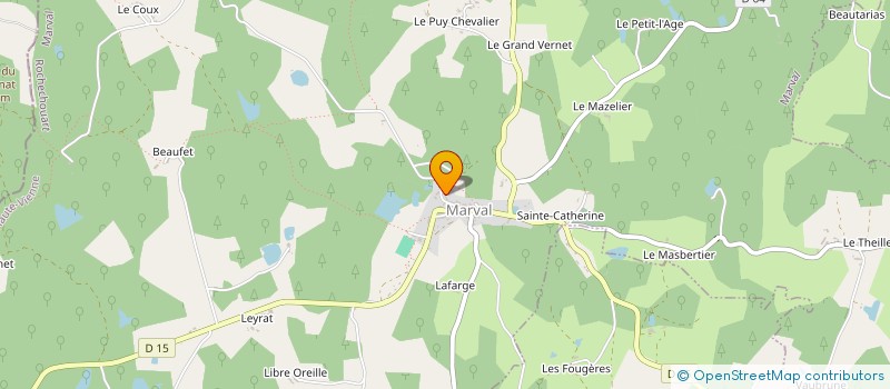 localisation de l'entreprise MADAME MARIE-ANAIS LEGUY à MARVAL