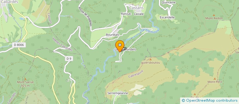 localisation de l'entreprise MADAME MARIE ANDRE SEVERAC  CASTANS