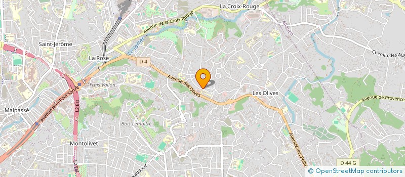 localisation de l'entreprise MADAME MARIE-ANDREA RIBERO  MARSEILLE