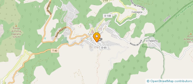 localisation de l'entreprise MADAME MARIE ANDREANI à SARTENE