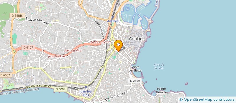 localisation de l'entreprise MADAME MARIE ANDREE AGOSTINI à ANTIBES