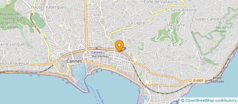 localisation de l'entreprise MADAME MARIE-ANDREE ALBERTINI  CANNES