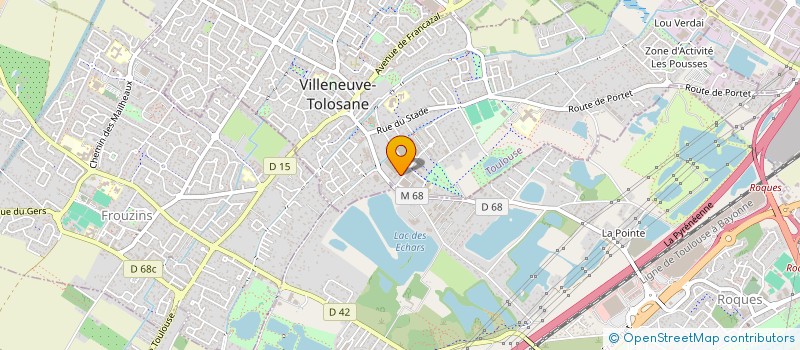 localisation de l'entreprise MADAME MARIE ANDREE BAREGE à VILLENEUVE-TOLOSANE