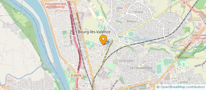 localisation de l'entreprise MADAME MARIE ANDREE BOULOCHER à BOURG-LES-VALENCE