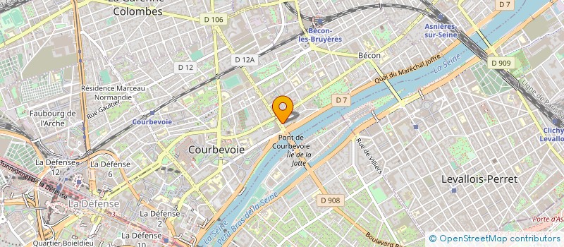 localisation de l'entreprise MADAME MARIE-ANDREE BURTIN à COURBEVOIE