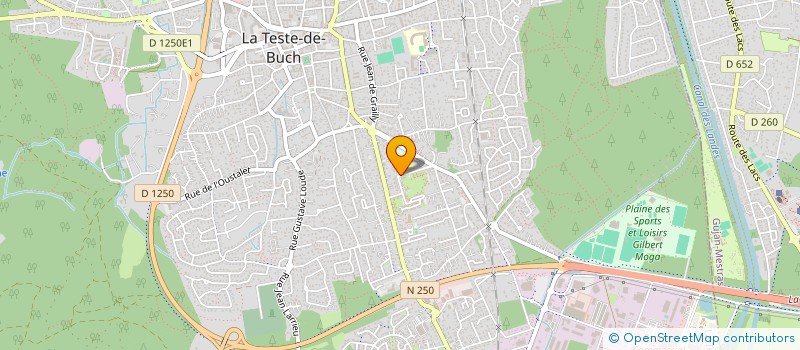 localisation de l'entreprise MADAME MARIE-ANDREE CAZAUBON à LA TESTE-DE-BUCH