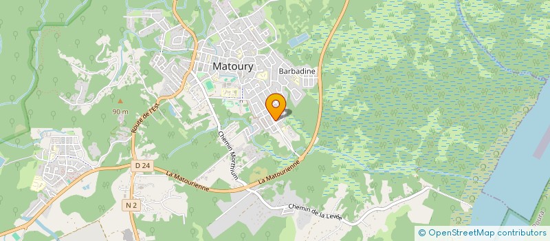 localisation de l'entreprise MADAME MARIE-ANDREE DEDE  MATOURY