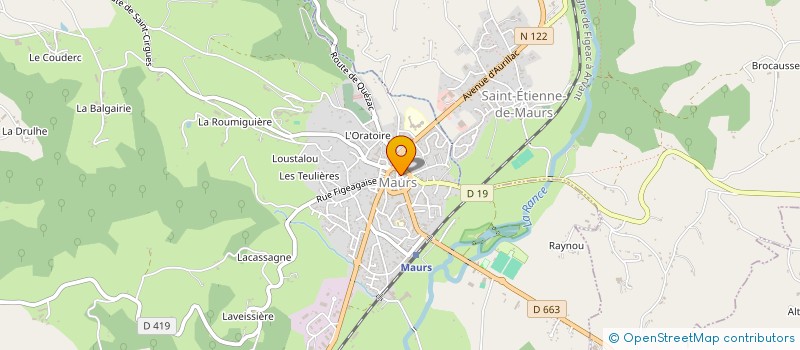 localisation de l'entreprise MADAME MARIE ANDREE GUIRAL à MAURS