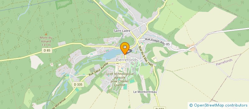 localisation de l'entreprise MADAME MARIE-ANDREE HERBEAU  PIERREFONDS