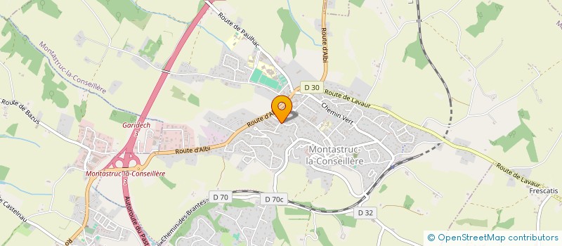 localisation de l'entreprise MADAME MARIE ANDREE MANDEL  MONTASTRUC-LA-CONSEILLERE