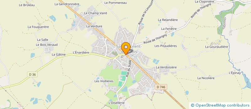 localisation de l'entreprise MADAME MARIE-ANDREE MENANTEAU  RIVES DE L'YON
