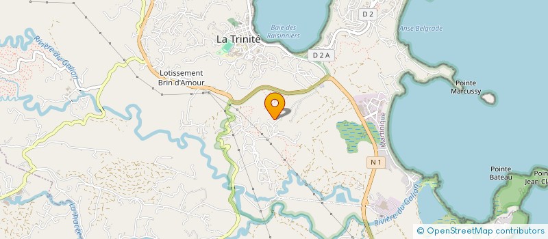 localisation de l'entreprise MADAME MARIE-ANDREE MOISE  LA TRINITE