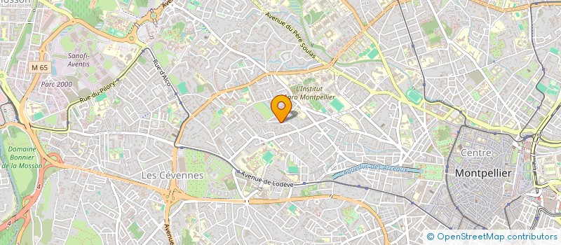 localisation de l'entreprise MADAME MARIE-ANDREE MONTES à MONTPELLIER