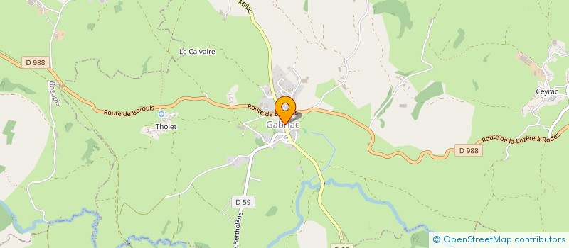 localisation de l'entreprise MADAME MARIE ANDREE PUECH  BOZOULS